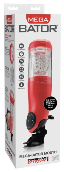 PET Mega-Bator Mouth Red/Clear - vergleichen und günstig kaufen